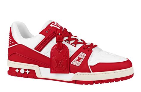 tenis louis vuitton hombre rojos|louis vuitton low top sneakers.